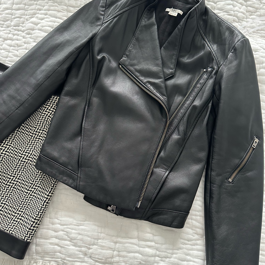 Women's Helmut Lang Black Leather Jacket